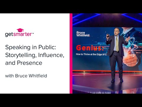 GetSmarter | Speaking in Public Online Micro Course With Bruce Whitfield