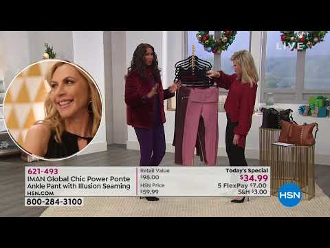 HSN | IMAN Global Chic Fashions 10.21.2018 - 12 AM