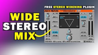 Video thumbnail for How To Make Your Mix Wide | Best Free Stereo Width Plugin A1StereoControl by Jay TheMg