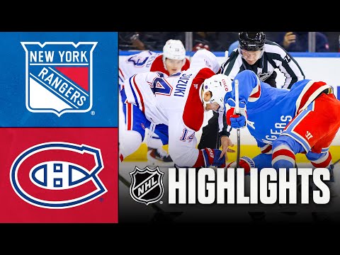 NHL Highlights | Rangers vs. Canadiens | October 18, 2025