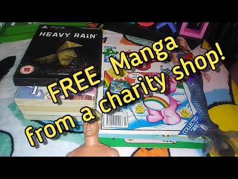 Charity Shop Haul - Free Books/Manga, PS3, 90's Comics, Toys & more