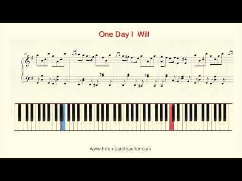 One Day I Will Piano Performance Video
