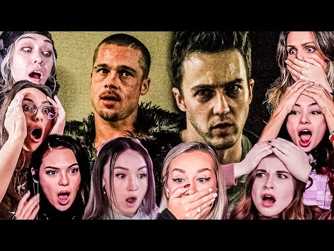 TOP FEMALE "THEY'RE THE SAME PERSON!" Reactions! Fight Club Movie Reaction
