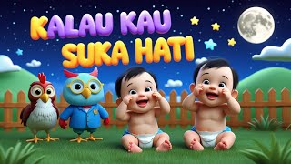 Download lagu KALAU KAU SUKA HATI TEPUK TANGAN - LAGU ANAK INDONESIA POPULER | Bongky Kids mp3