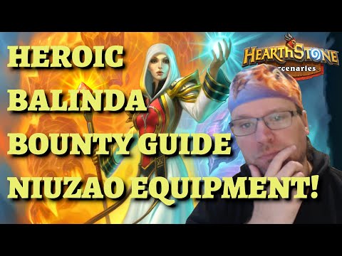 The EASIEST way to beat HEROIC Balinda Stonehearth for Niuzao equipment! (Hearthstone Mercenaries)