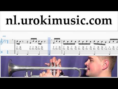 Trompet Leren Spelen Ozuna x Romeo Santos - El Farsante Remix Tablatura um-i799