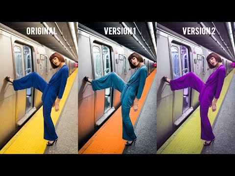 How to make different variations of the same photo in Lightroom or Photoshop