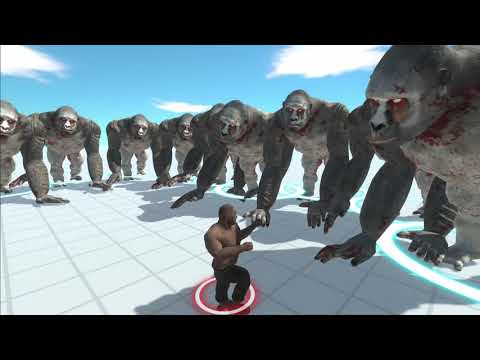 One Punch Man (Bold Billy w/ 10x health and 100000x damage) vs. 10 of everything | Animal Revolt Sim