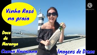 VINHO ROS e DOCE de MORANGO na Ponta da Praia Santos SP