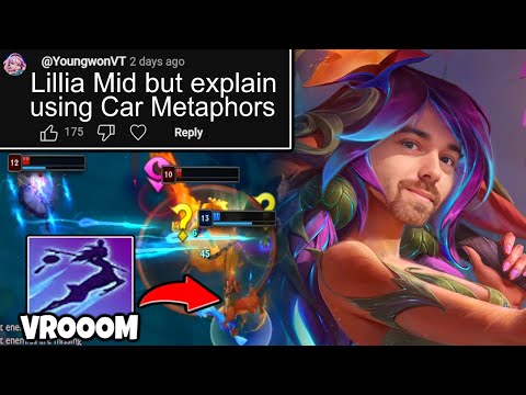 The most ridiculous request so far | Lillia Mid Car Metaphors, Hwei Mid, CRIT Darius, Shroom Teemo