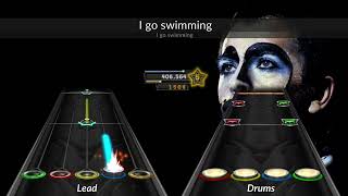 Peter Gabriel - I Go Swimming (live) - Clone Hero (Guitar Hero) w/ Drums &amp; Lyrics