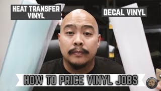 Pricing Help - Decals and HTV