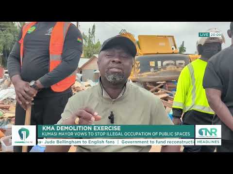 Kumasi Demolition Exercise Resumes at Asafo Interchange