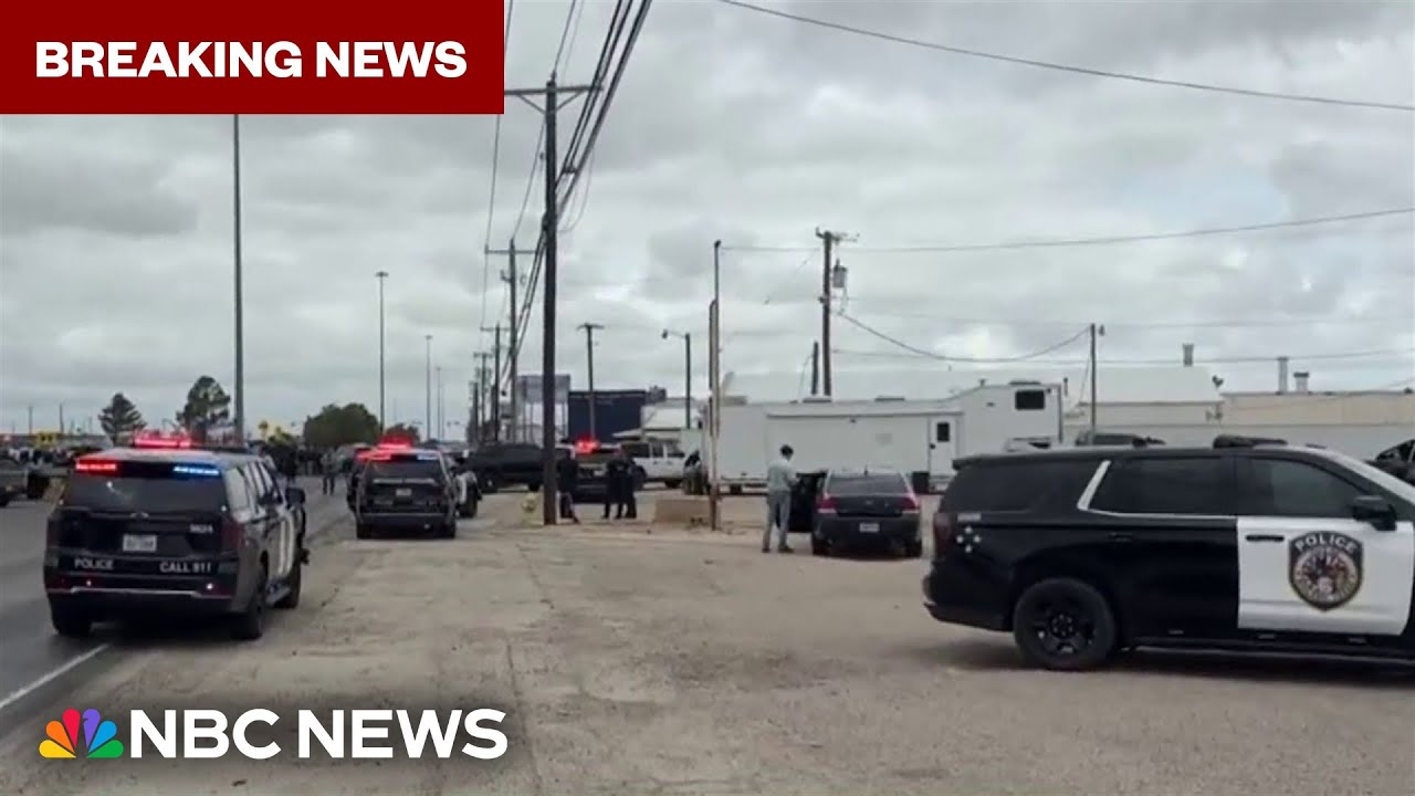 Gunman barricaded in Midland, Texas building after shooting kills at least one, injures multiple
