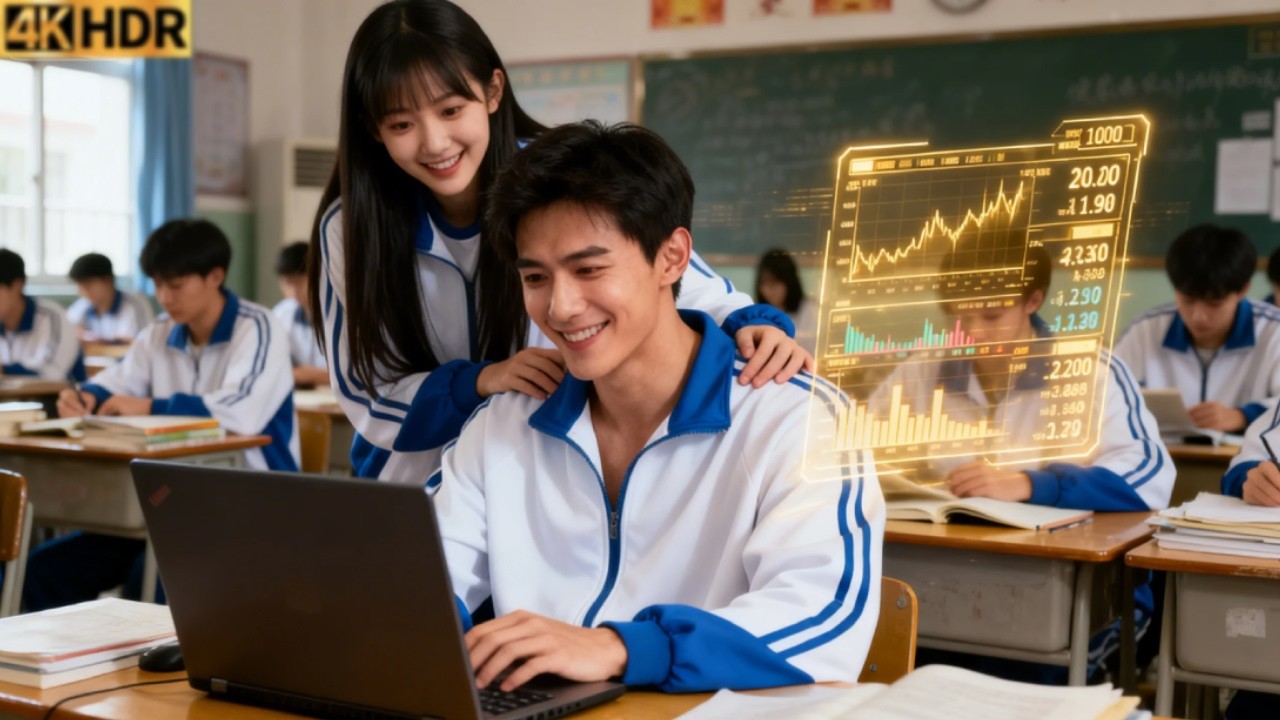طالب عادي تبين أنه إله الأسهم الغامض ويصبح الأغنى، أجمل فتاة في الجامعة تفتتن به من أول نظرة!