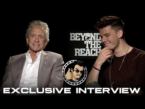 Michael Douglas and Jeremy Irvine Interview - Beyond The Reach (HD) 2015