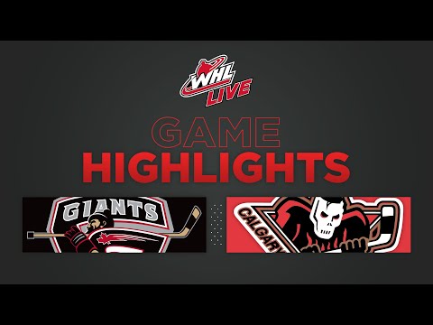 WHL Highlights: Giants (2) at Hitmen (3) - October 30, 2022