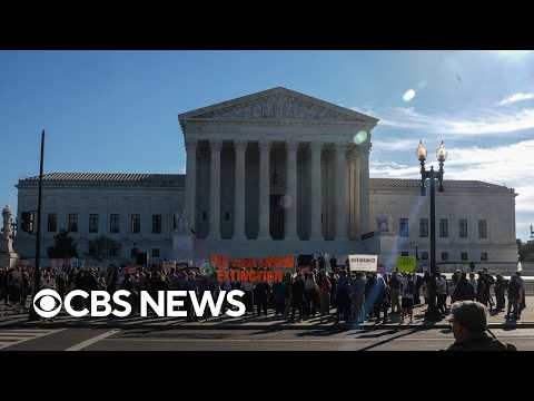 Supreme Court hears arguments from oil companies attempting to end climate change lawsuits