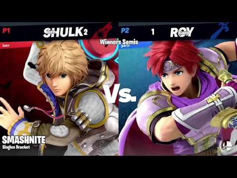 Smashnite Fright: ben (Shulk) vs. Garp (Roy) WS