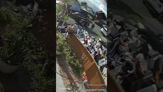 Trash Dumped Into Yard in Payment Dispute