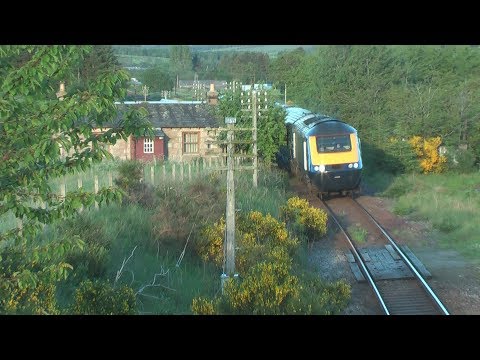 MTU power on the NE Scotland withered arm - Ex-GWR 125s Inverness to Inverurie - HST single track