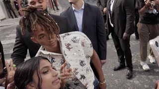 Jaden Smith at the Louis Vuitton Womenswear Spring/Summer 2024 Fashion show in Paris