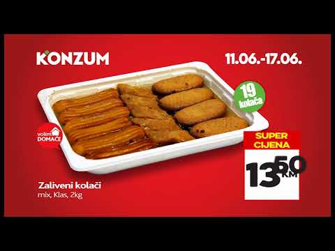 Konzum donosi dobre akcije svaki! 11.06.-17.06.2018.
