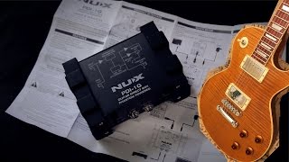 Video thumbnail for Нужен ли мне DI BOX? (NUX PDI-1G) by Ivan Deus