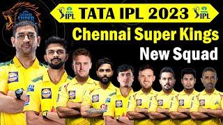 TATA IPL 2023 | Chennai Super Kings Probable Squad | CSK Team Squad 2023 | CSK Full Players List