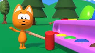 Учим цвета - Котэ ТВ  сборник мультфильмов для малышей  и игры для детей