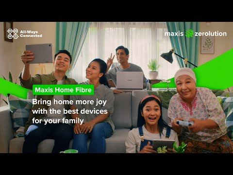 Maxis Home Fibre | Wide range of home devices with Zerolution