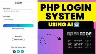 Build a PHP Login System Using AI 🤖 | No Coding Experience Needed!