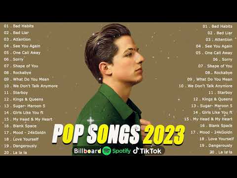 Charlie Puth, Dua Lipa, Bruno Mars, The Weeknd, Rihanna, Justin Bieber 💖Mix Pop En Ingles