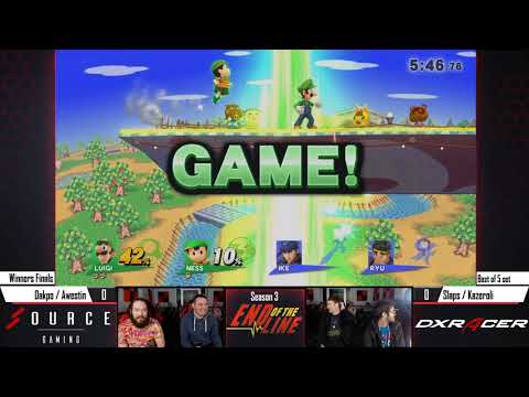 End of the Line 3 Doubles - Dakpo / Awestin Vs. Slaps / Kazeroli. Winners Finals.