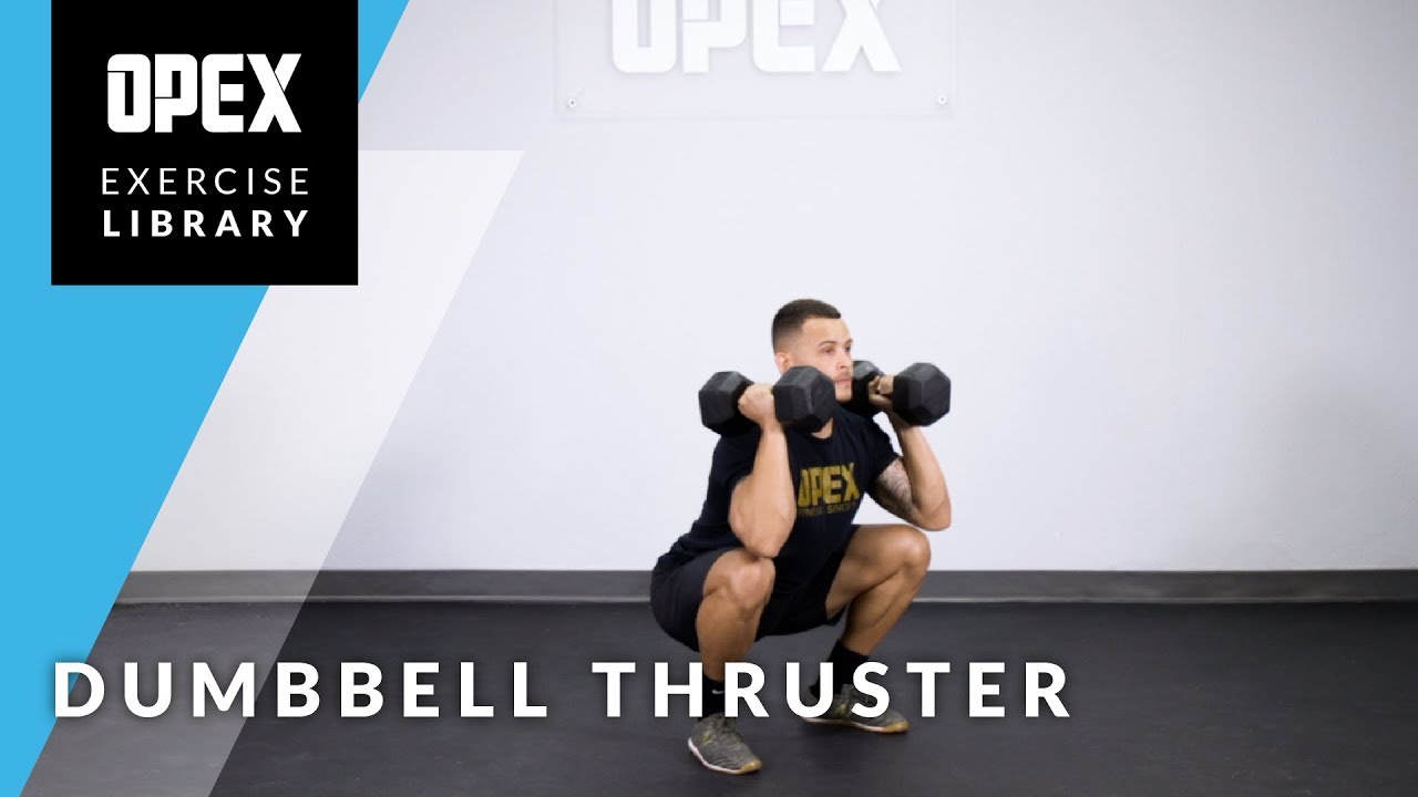 Dumbbell Thruster - YouTube
