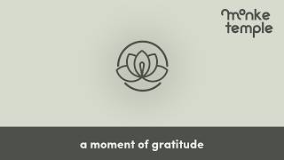 a moment of gratitude