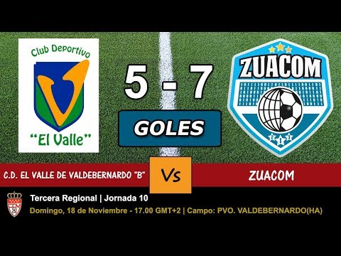 ⚽️ Vídeo de los GOLES del partido EL VALLE DE VALDEBERNARDO B 5 - ZUACOM 7, JORNADA 10