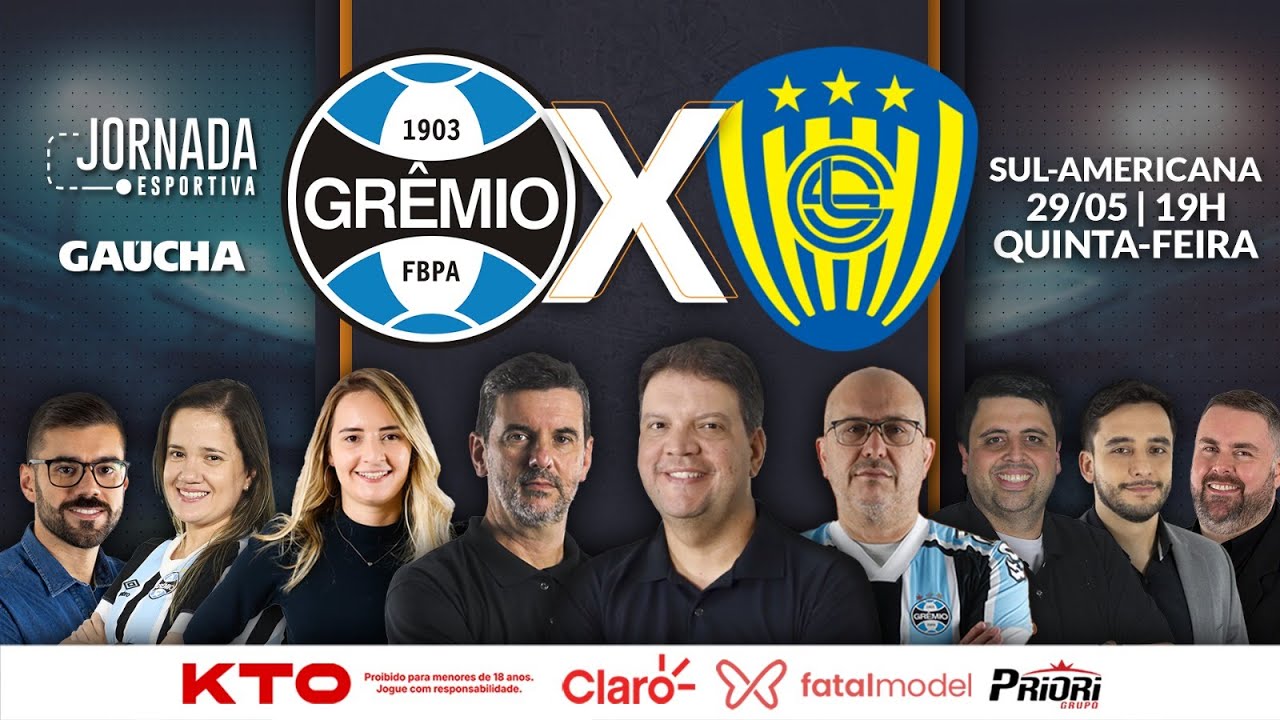 AO VIVO: GRÊMIO X SPORTIVO LUQUEÑO | SUL-AMERICANA | JORNADA DIGITAL | 29/05/25