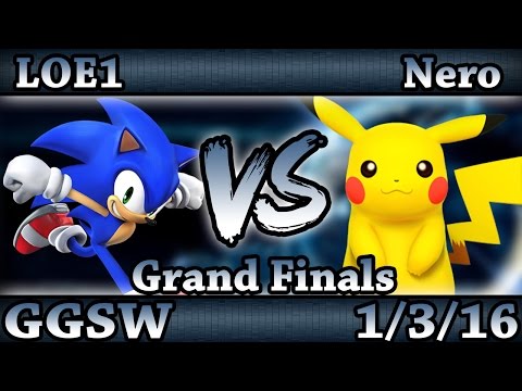 GGSW 14 - LOE1 (Sonic,Luigi)  Vs. Nero (Pikachu) Smash Wii U Grand Finals - Smash 4