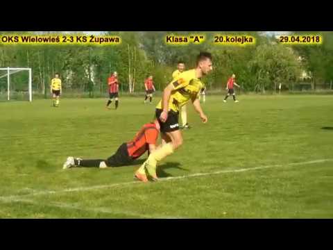 Skrót meczu: OKS Wielowieś - KS Żupawa (29.04.2018) Klasa "A", gr.I / 20.kolejka