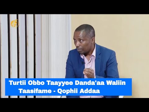 Turtii  Obbo  Taayyee Danda'aa Waliin Taasifame - Qophii Addaa