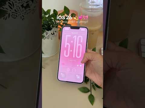 iOS 26 is BEAUTIFUL 😭 i love the liquid glass!! (this is the ios 26 beta!!) #ios26 #iphone
