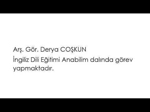 Dr. Öğr. Üyesi Derya Coşkun