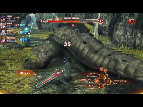 Xenoblade Chronicles 3 - Chapter 1 Alfeto Valley: Defeat Drifter Ropl Bossfight ZL Tactics Gameplay