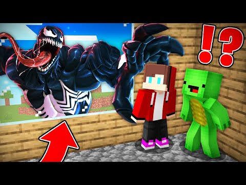 VENOM Kidnapped and Ate JJ & Mikey in Minecraft!