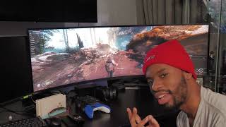 God Of War Gameplay Samsung G9 Neo Odyssey