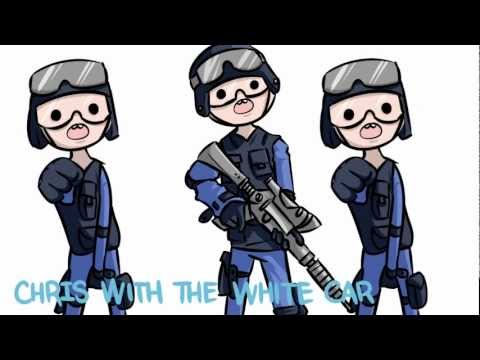 CHRIS WITH THE WHITE CAR