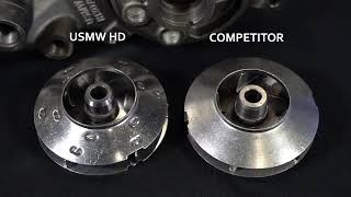 USMW HD Water Pump vs. Competitor Water Pump