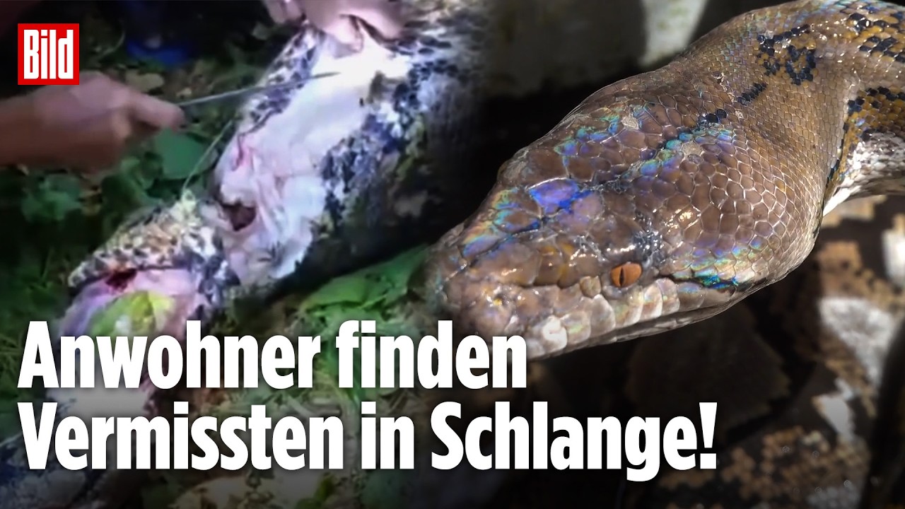 Mann (35) auf Heimweg von Python verschlungen