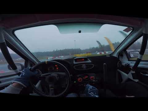 Przemek Krysztowiak - testy Clio przed Barbórką (Show Pucharu Toru Modlin - OS4)